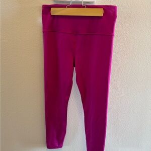 Athleta Fuchsia Elation Ultra High Rise 7/8 Leggings NWOT S